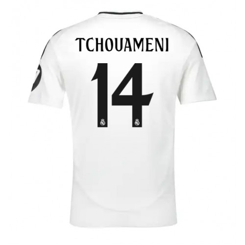 Dres Real Madrid Aurelien Tchouameni #14 Domaci 2024-25 Kratak Rukav